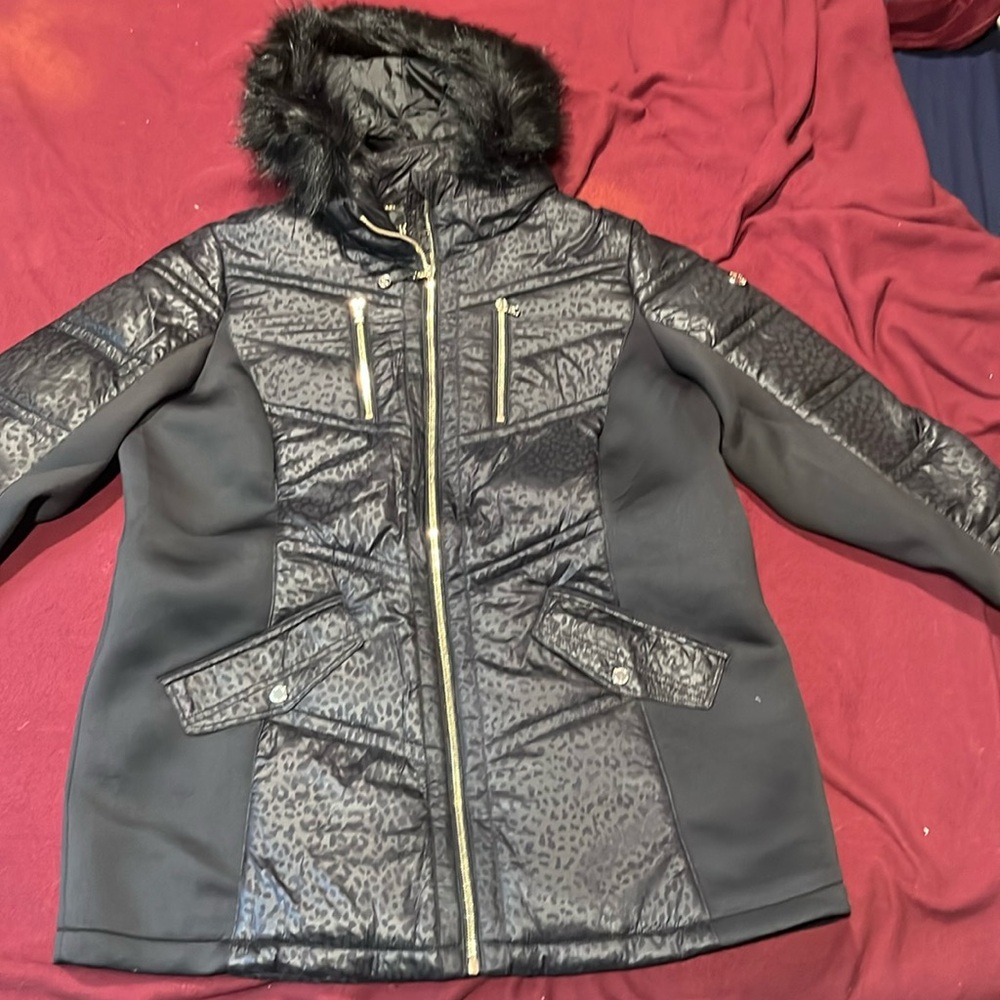 Michael Kors Women’s Faux Fur Black 1X
